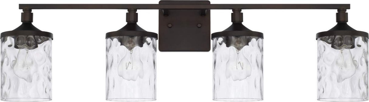 Capital Lighting 128841BZ-451 Colton 4 Light Vanity Bronze