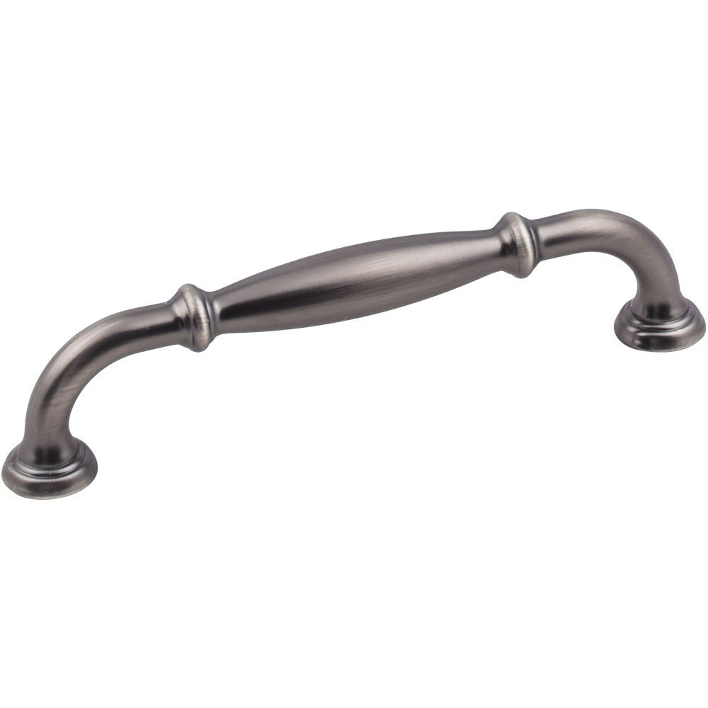 Jeffrey Alexander 658-128BNBDL 128 mm Center-to-Center Brushed Pewter Tiffany Cabinet Pull