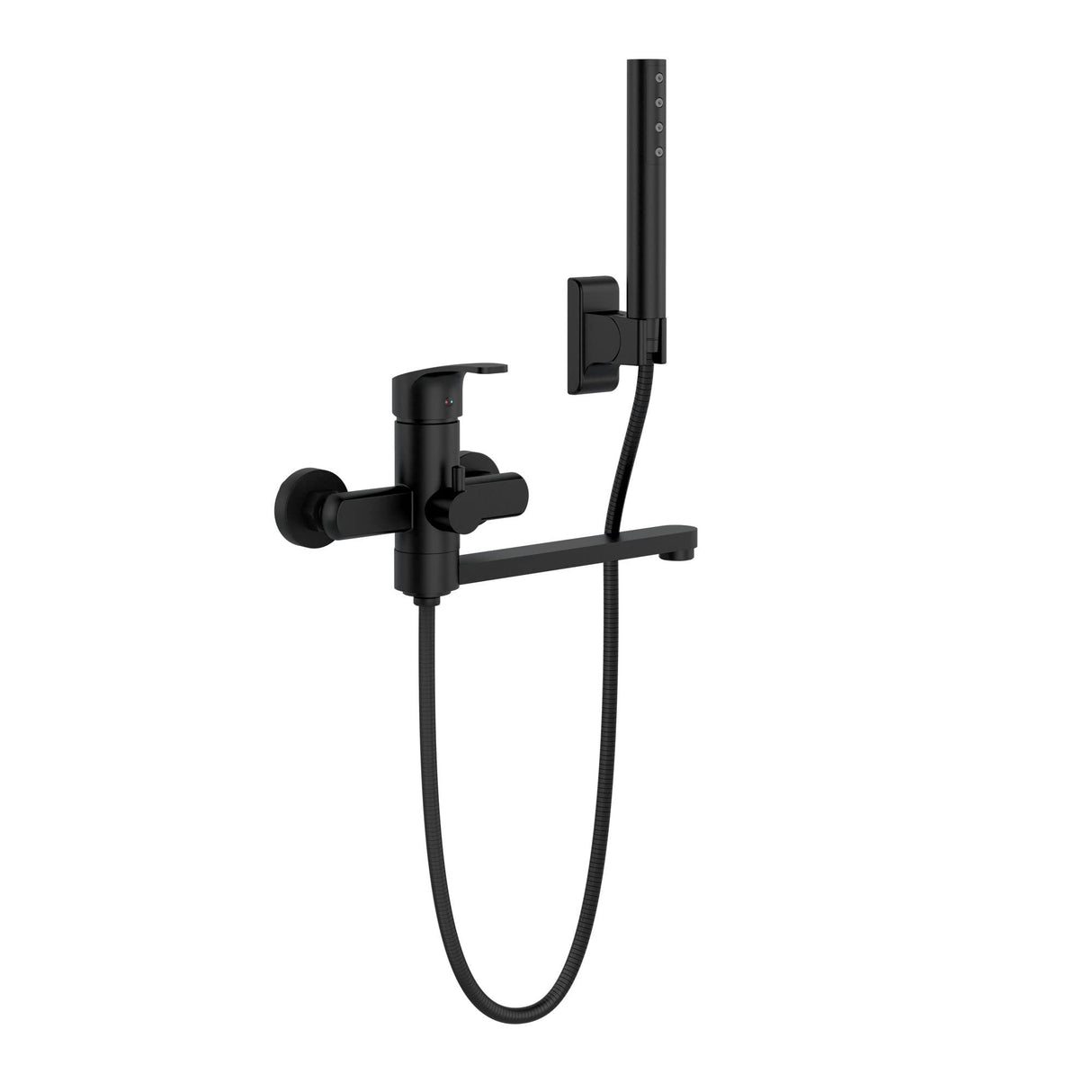 PULSE ShowerSpas 3030-WMTF-MB Wall Mounted Tub Filler in Matte Black