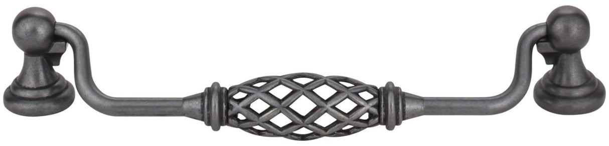 Jeffrey Alexander 749-160DACM 160 mm Center-to-Center Gun Metal Birdcage Tuscany Drop & Ring Pull