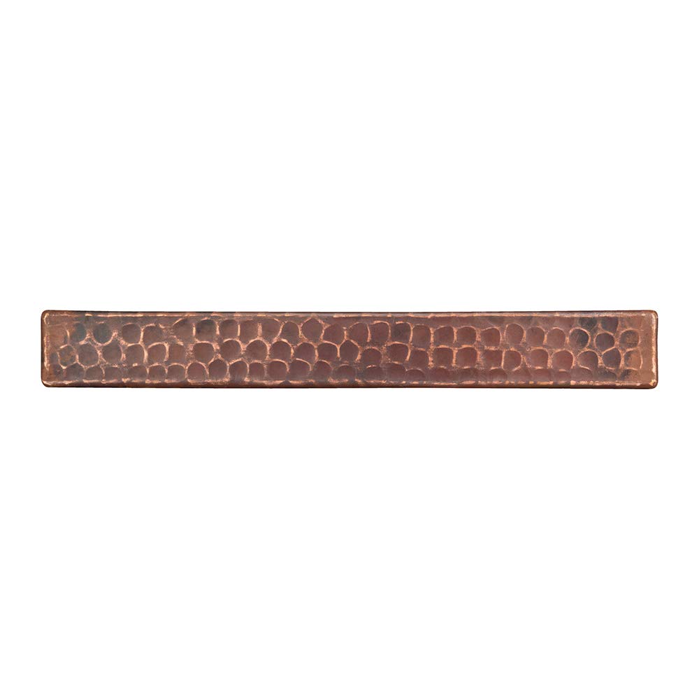 Premier Copper Products T18DBH 1-Inch x 8-Inch Hammered Copper Tile