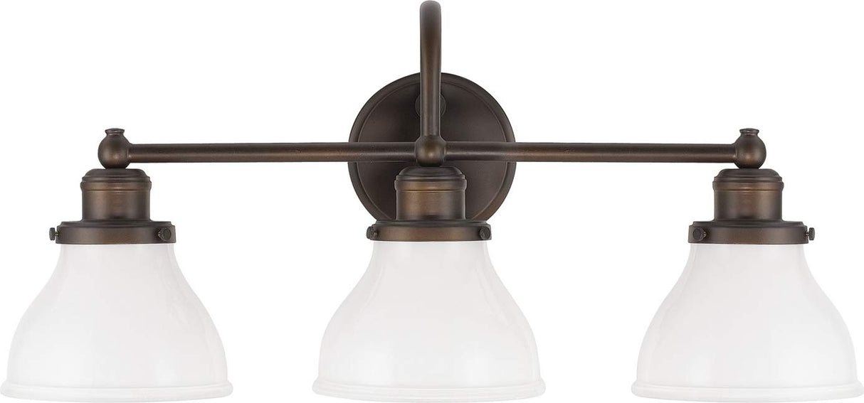 Capital Lighting 8303BB-128 Baxter 3 Light Vanity Burnished Bronze