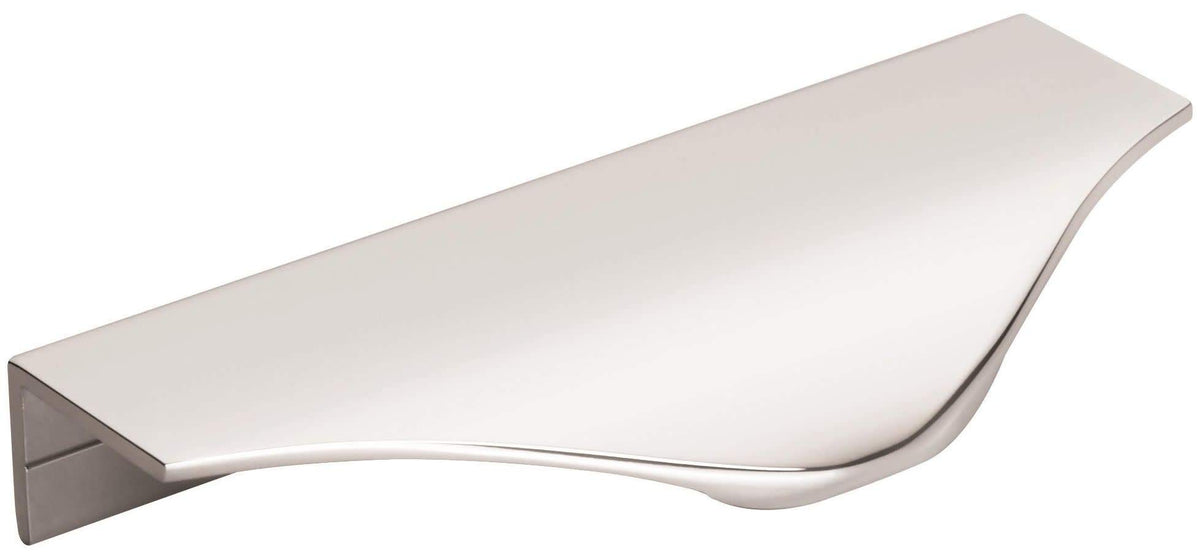 Amerock Cabinet Edge Pull Polished Chrome 4-3/16 inch (106 mm) Center to Center Aloft 1 Pack Drawer Pull Drawer Handle Cabinet Hardware