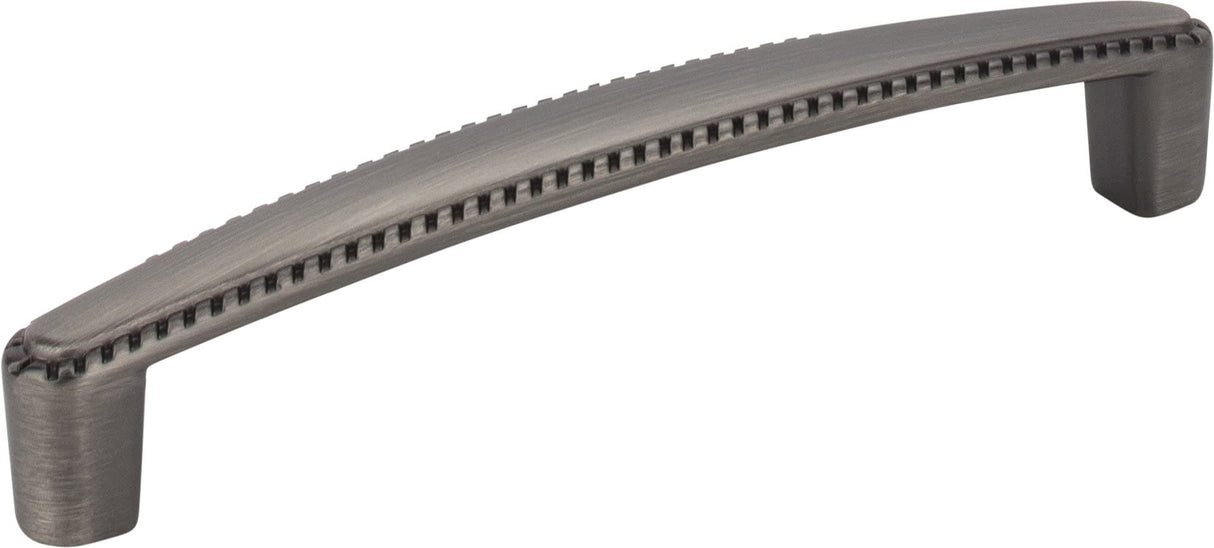 Elements Z115-128SN 128 mm Center-to-Center Satin Nickel Rope Detailed Lindos Cabinet Pull