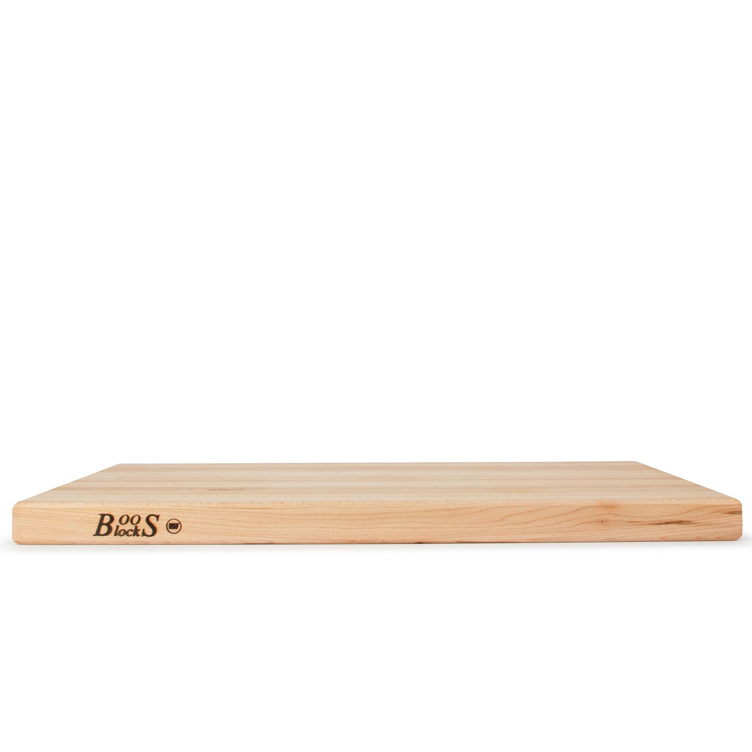 John Boos R02 Large Maple Wood Cutting Board for Kitchen Prep, Rectangular Charcuterie, 24" x 18" 1.5" 1.5 Inch Thick, Edge Grain, Reversible Block 24X18X1.5 MPL-EDGE GR-REV-