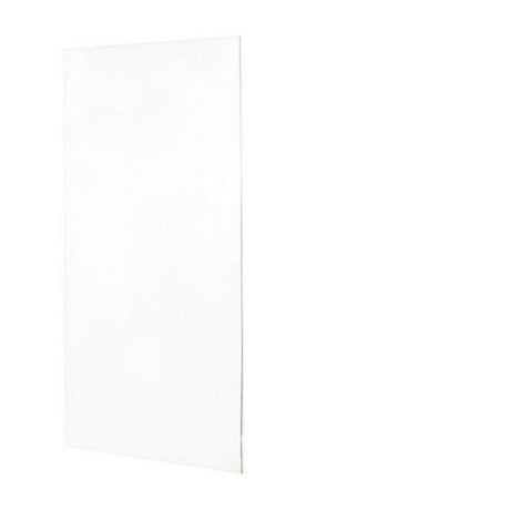 Swanstone SS-3696-1 36 x 96 Swanstone Smooth Glue up Bathtub and Shower Single Wall Panel in White SS0369601.010