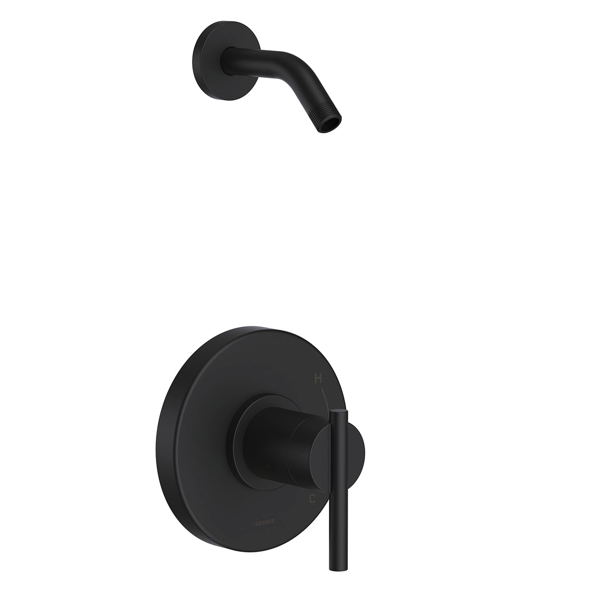 Gerber D510558LSBSTC Parma Shower-only Trim Kit, Without Showerhead - Satin Black
