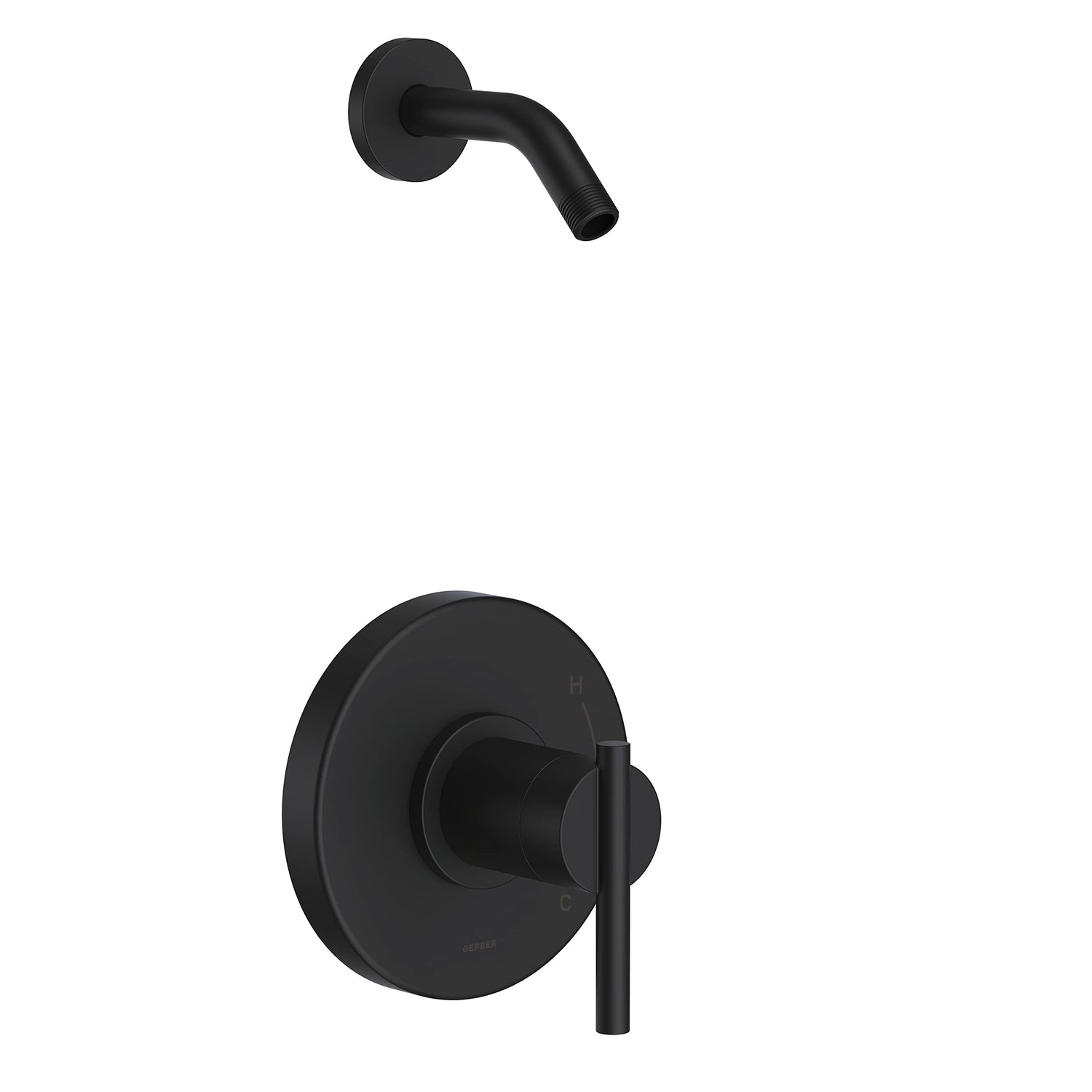 Gerber D510558LSBSTC Parma Shower-only Trim Kit, Without Showerhead - Satin Black