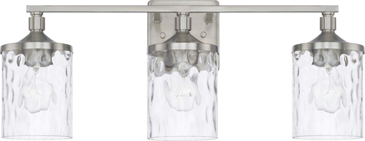 Capital Lighting 128831BN-451 Colton 3 Light Vanity Brushed Nickel