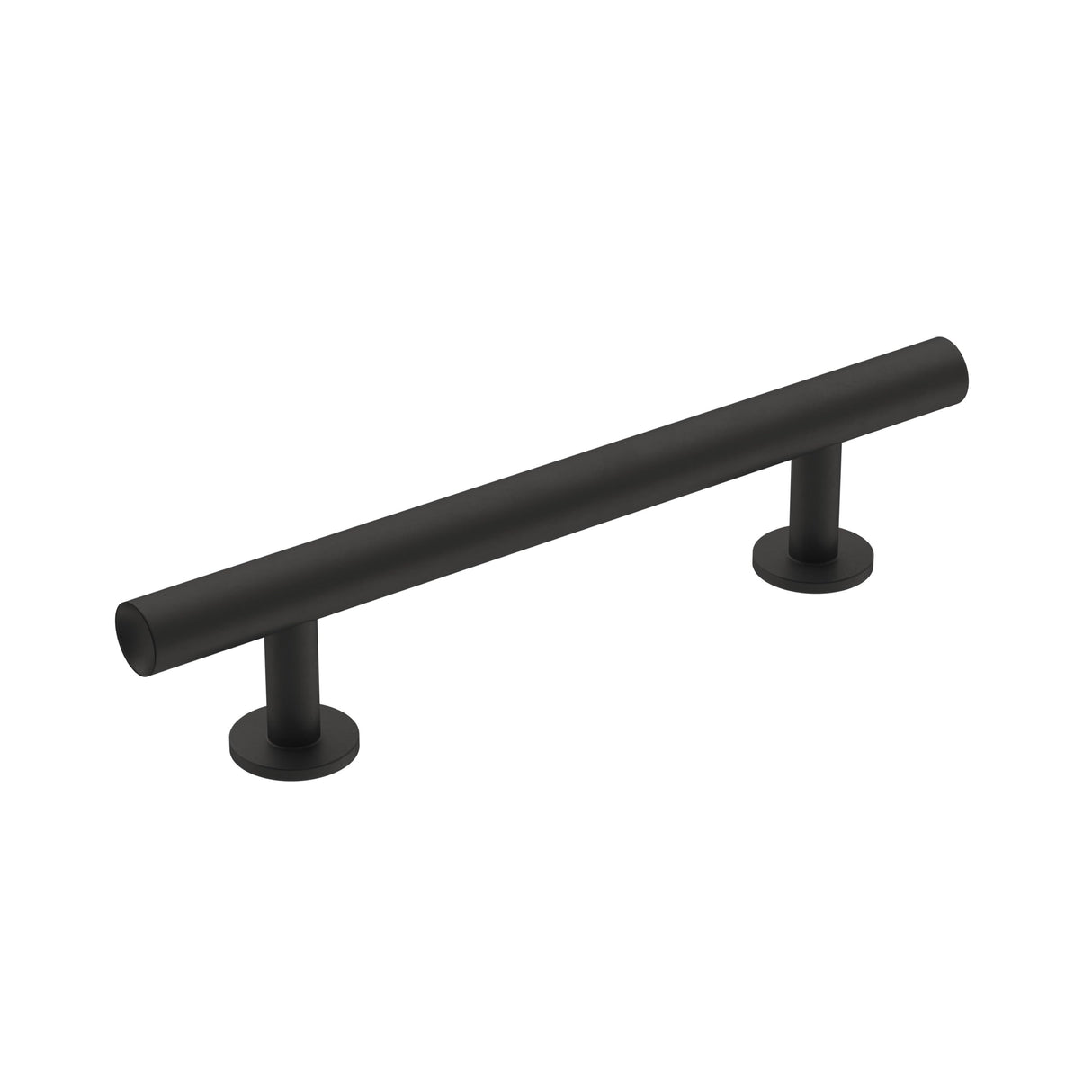 Amerock Cabinet Pull Matte Black 3-3/4 inch (96 mm) Center-to-Center Radius 1 Pack Drawer Pull Cabinet Handle Cabinet Hardware