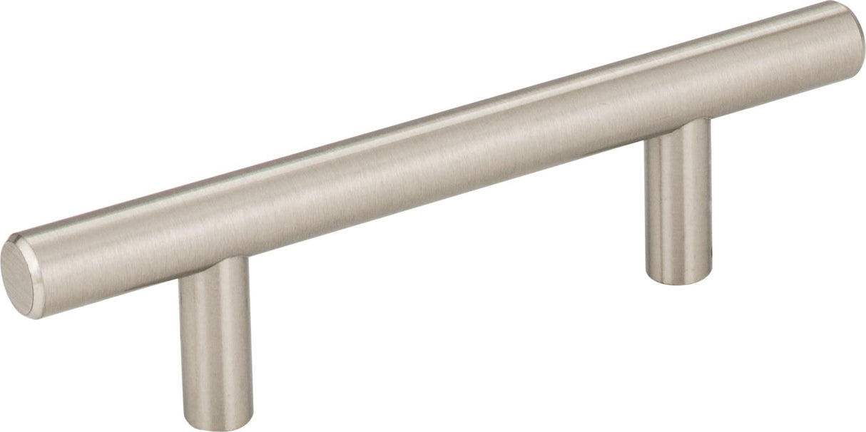 Elements 136SN 3" Center-to-Center Satin Nickel Naples Cabinet Bar Pull