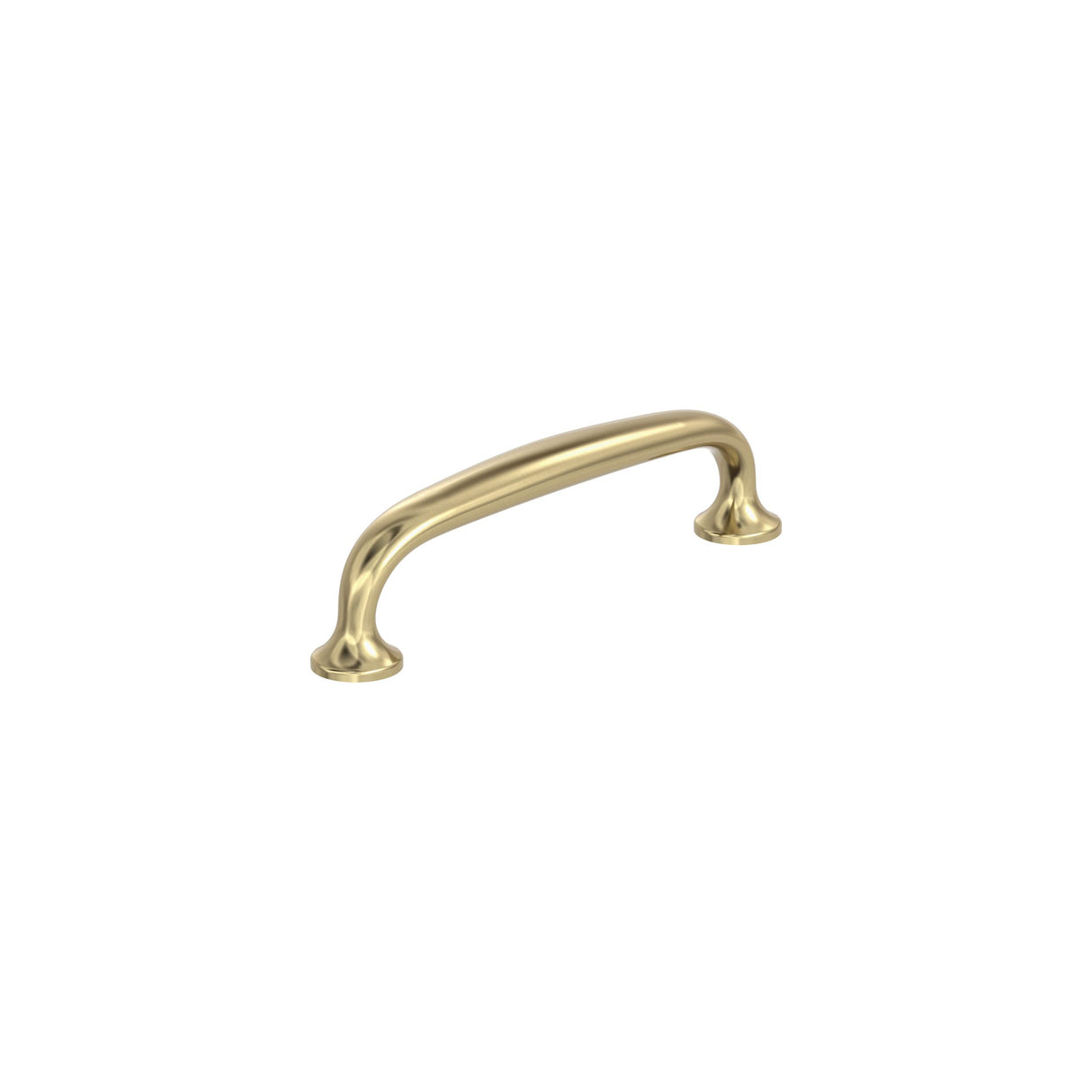 Amerock Cabinet Pull Golden Champagne 3-3/4 in (96 mm) Center-to-Center Drawer Pull Renown Kitchen and Bath Hardware Furniture Hardware