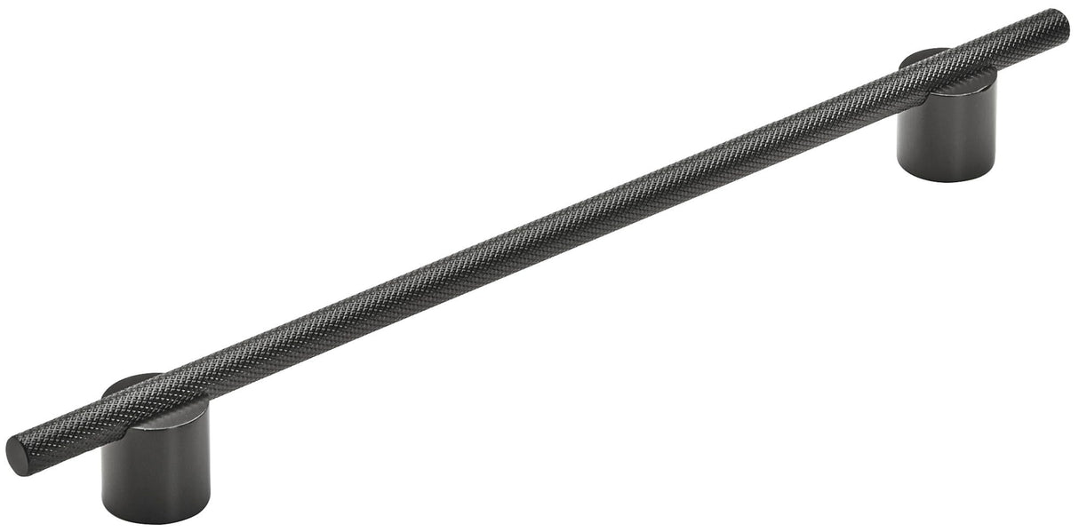 Amerock Cabinet Pull Matte Black 10-1/16 inch (256 mm) Center to Center Transcendent 1 Pack Drawer Pull Drawer Handle Cabinet Hardware