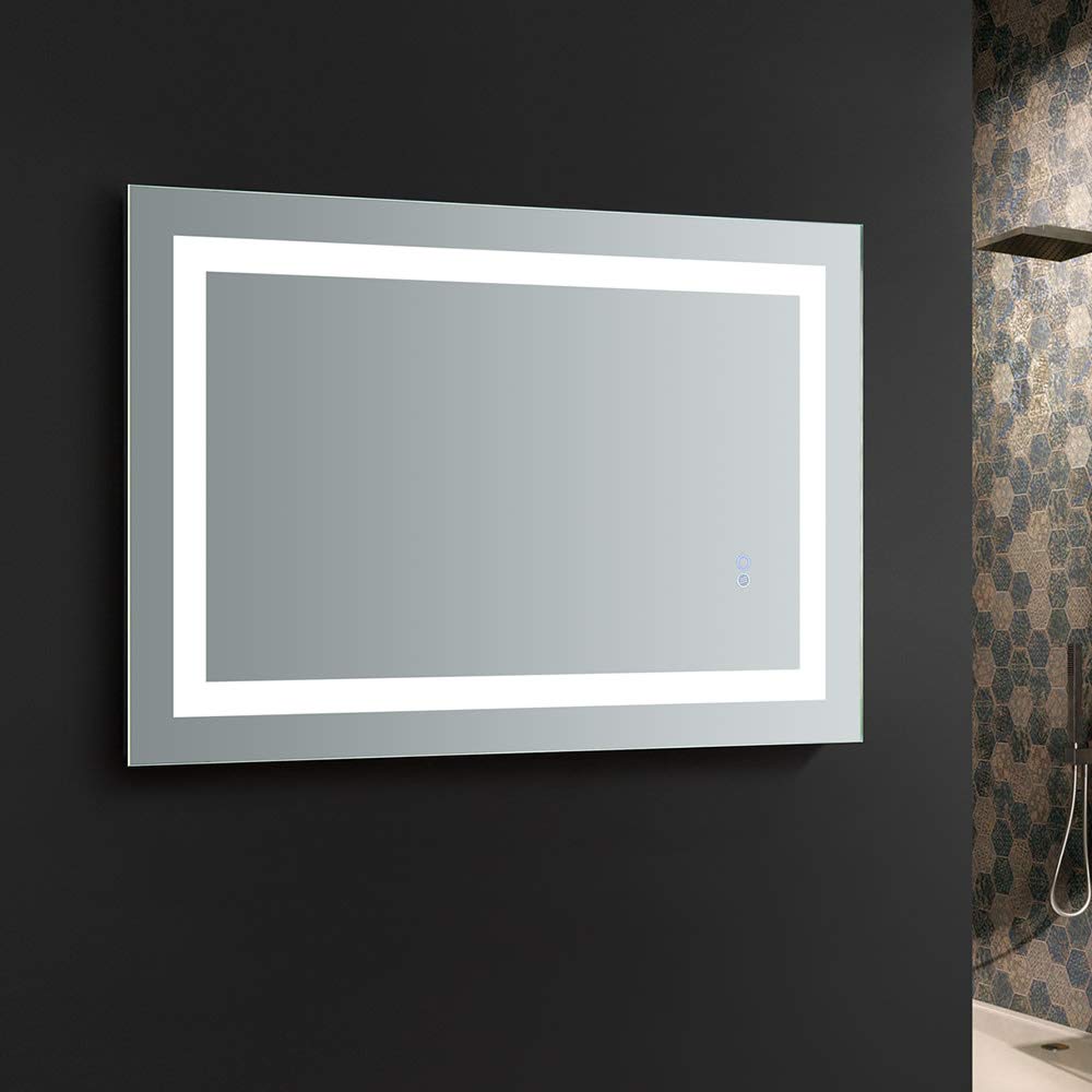 Fresca FMR022436 Fresca Santo 24" Wide x 36" Tall Bathroom Mirror w/ LED Lighting and Defogger