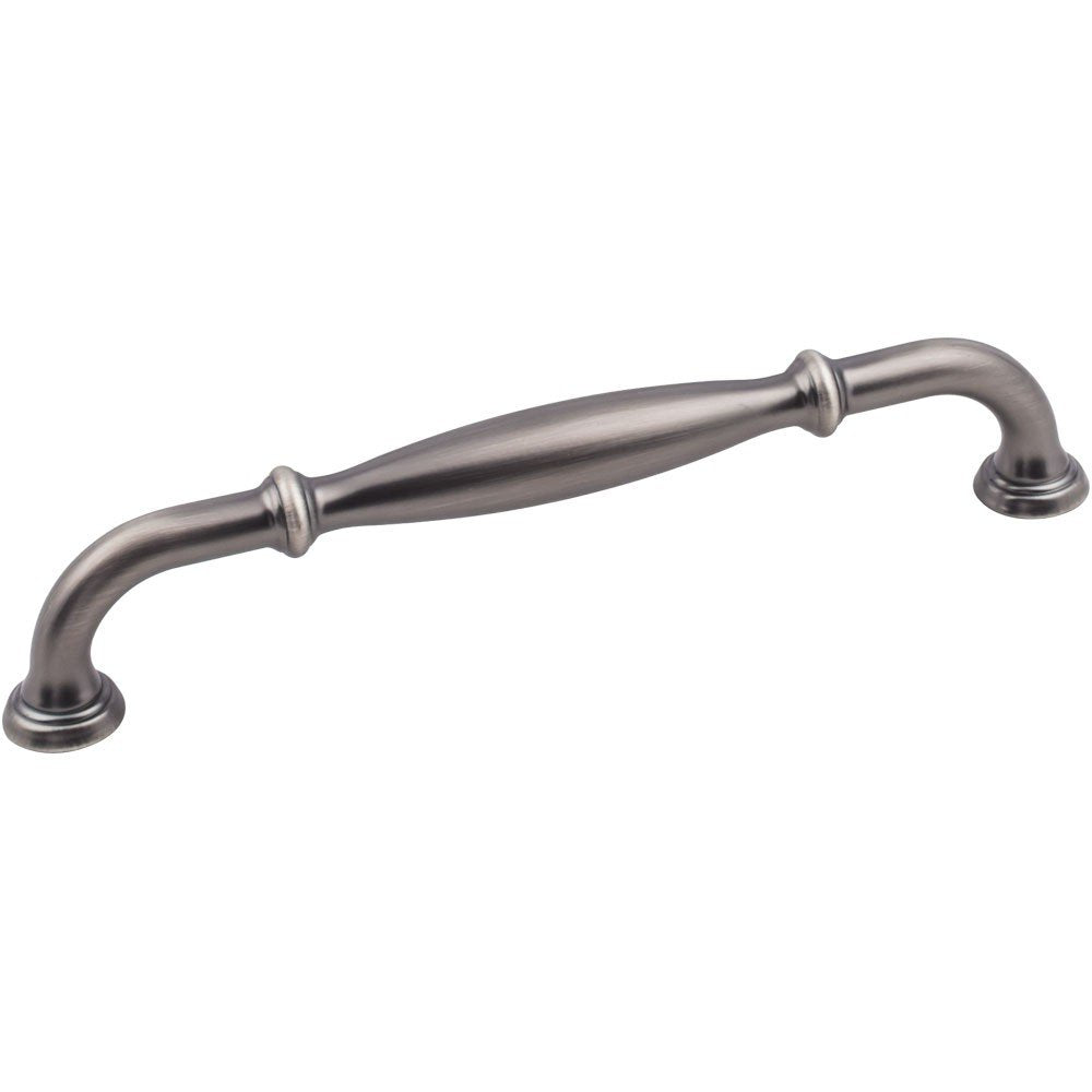 Jeffrey Alexander 658-160BNBDL 160 mm Center-to-Center Brushed Pewter Tiffany Cabinet Pull