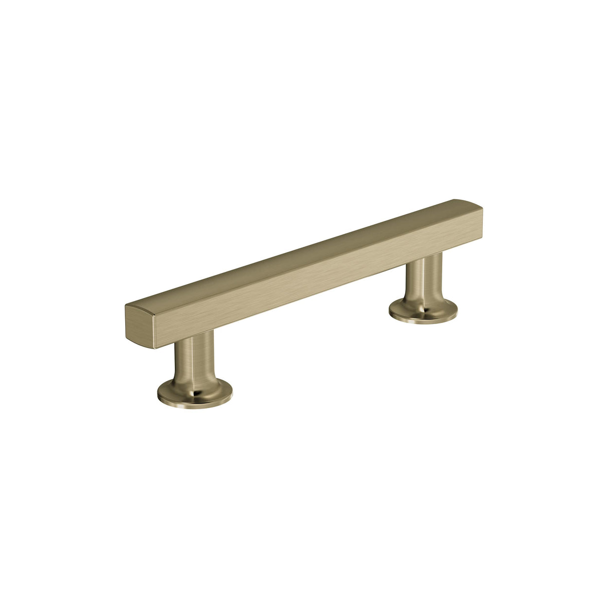 Amerock BP37104BBZ Everett 3-3/4 in (96 mm) Center-to-Center Golden Champagne Cabinet Pull Kitchen Cabinet Hardware Furniture Hardware Bathroom Drawer Handle