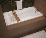 MAAX 106178-R-103-001 Exhibit 6636 IF Acrylic Alcove Right-Hand Drain Aeroeffect Bathtub in White