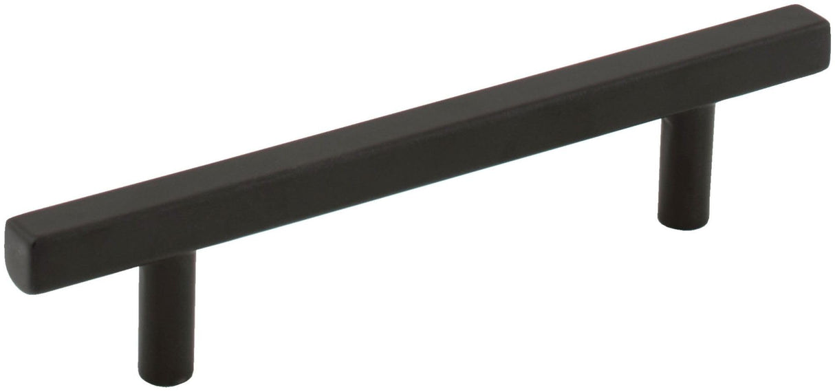 Jeffrey Alexander 845-96BNBDL 96 mm Center-to-Center Brushed Pewter Square Dominique Cabinet Bar Pull