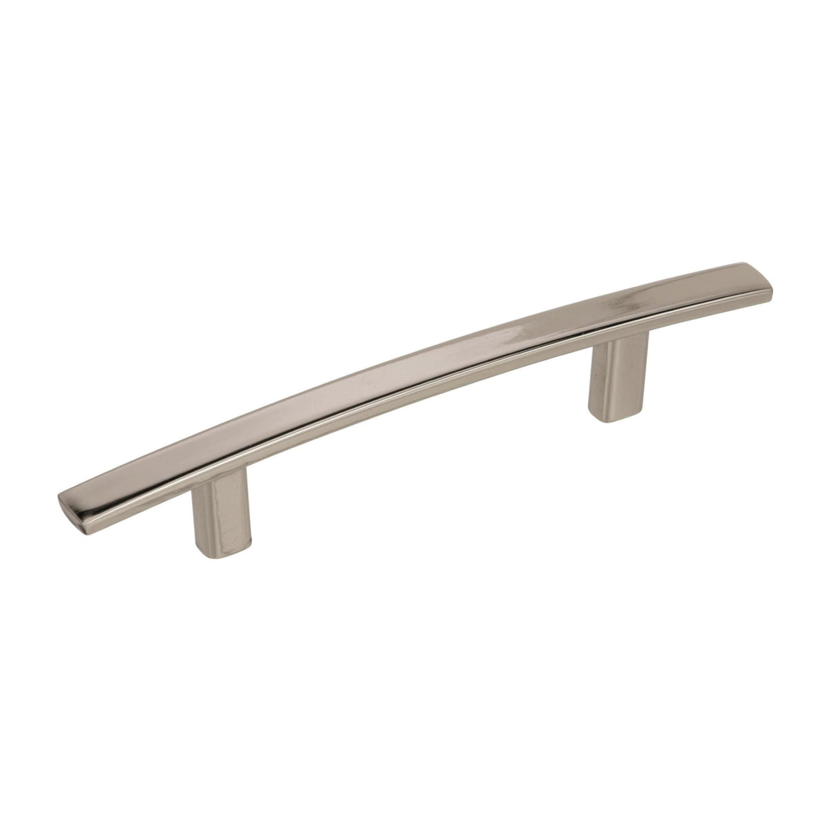Amerock Cabinet Pull Polished Nickel 3-3/4 inch (96 mm) Center to Center Cyprus 1 Pack Drawer Pull Drawer Handle Cabinet Hardware