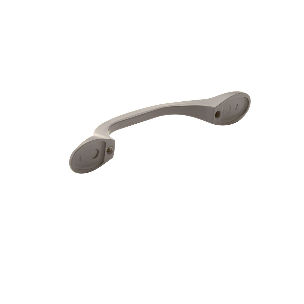 Amerock Cabinet Pull Satin Nickel 3 inch (76 mm) Center-to-Center Ravino 1 Pack Drawer Pull Drawer Handle Cabinet Hardware