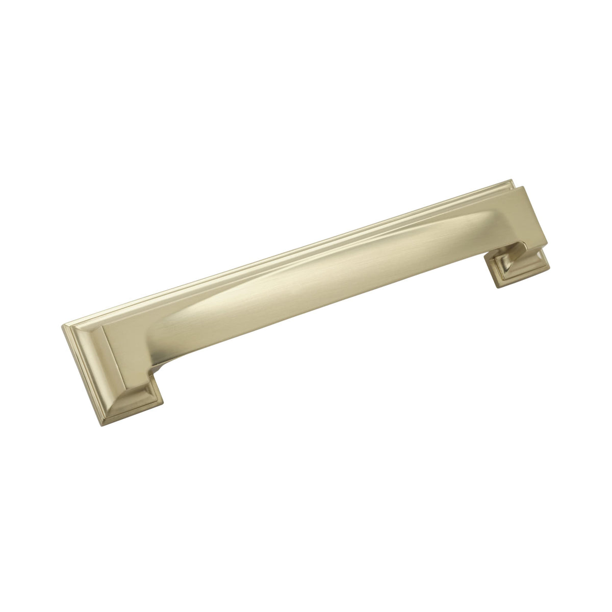 Amerock Cabinet Cup Pull Golden Champagne 5-1/16 inch & 6-5/16 inch (128 mm & 160 mm) Center to Center Appoint 1 Pack Drawer Pull Drawer Handle Cabinet Hardware