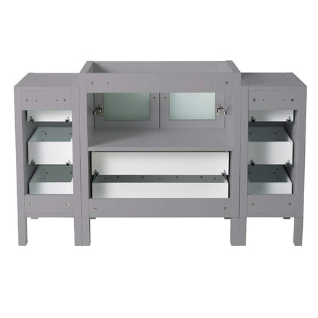 Fresca FCB62-123012GO Fresca Torino 54" Gray Oak Modern Bathroom Cabinets