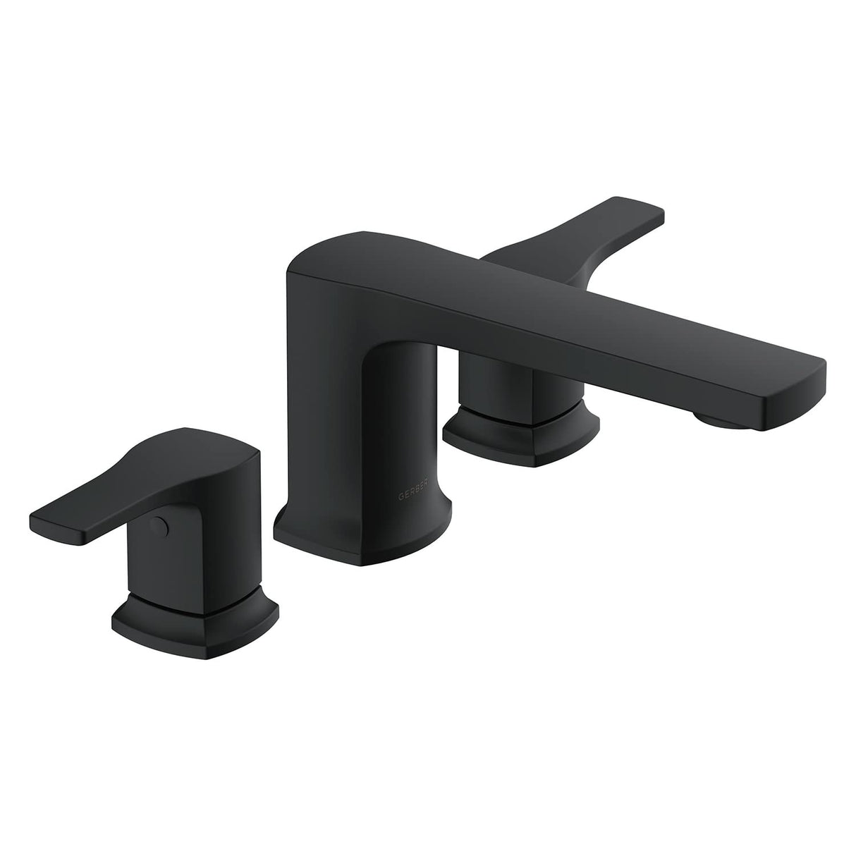 Gerber D300970BST Tribune Three Piece Roman Tub Trim Kit - Satin Black