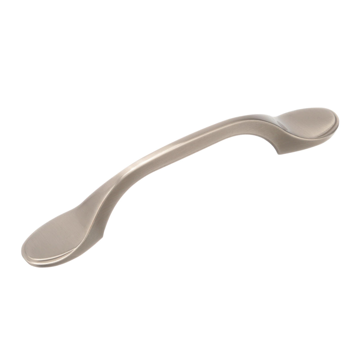 Amerock Cabinet Pull Satin Nickel 3 inch (76 mm) Center-to-Center Ravino 1 Pack Drawer Pull Drawer Handle Cabinet Hardware