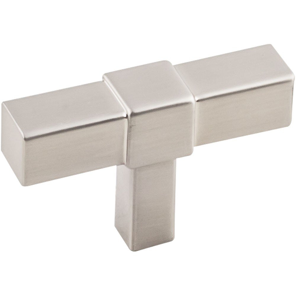 Jeffrey Alexander 293T-SN 2" Satin Nickel Zane Cabinet "T" Knob