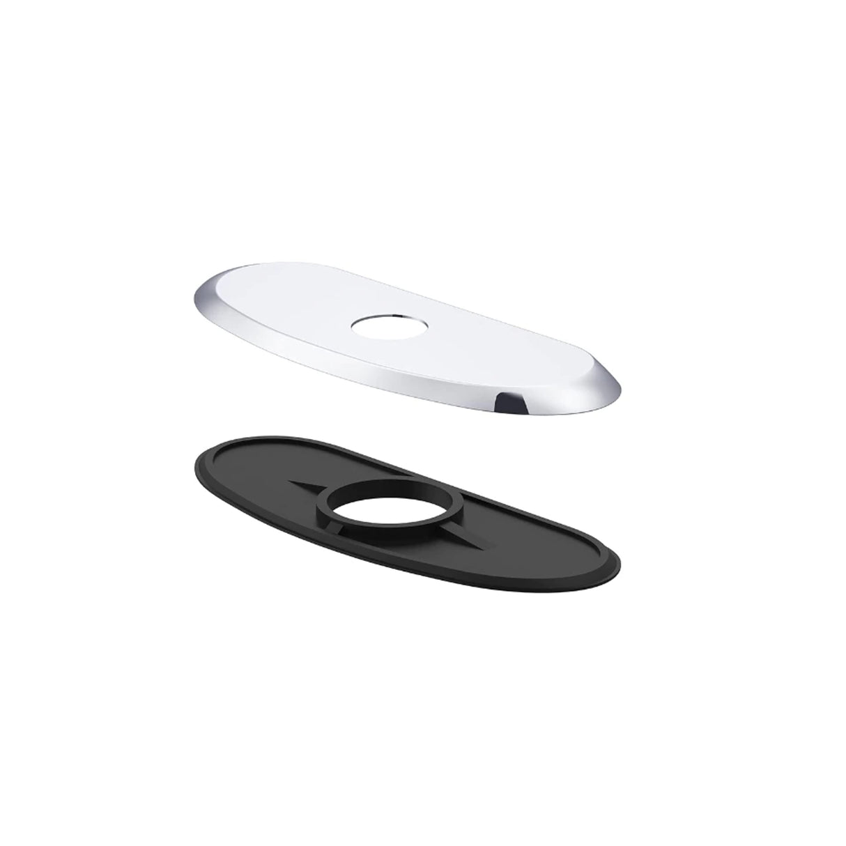 Gerber G0044347 Chrome 4" Deck Plate (with Pom Under)