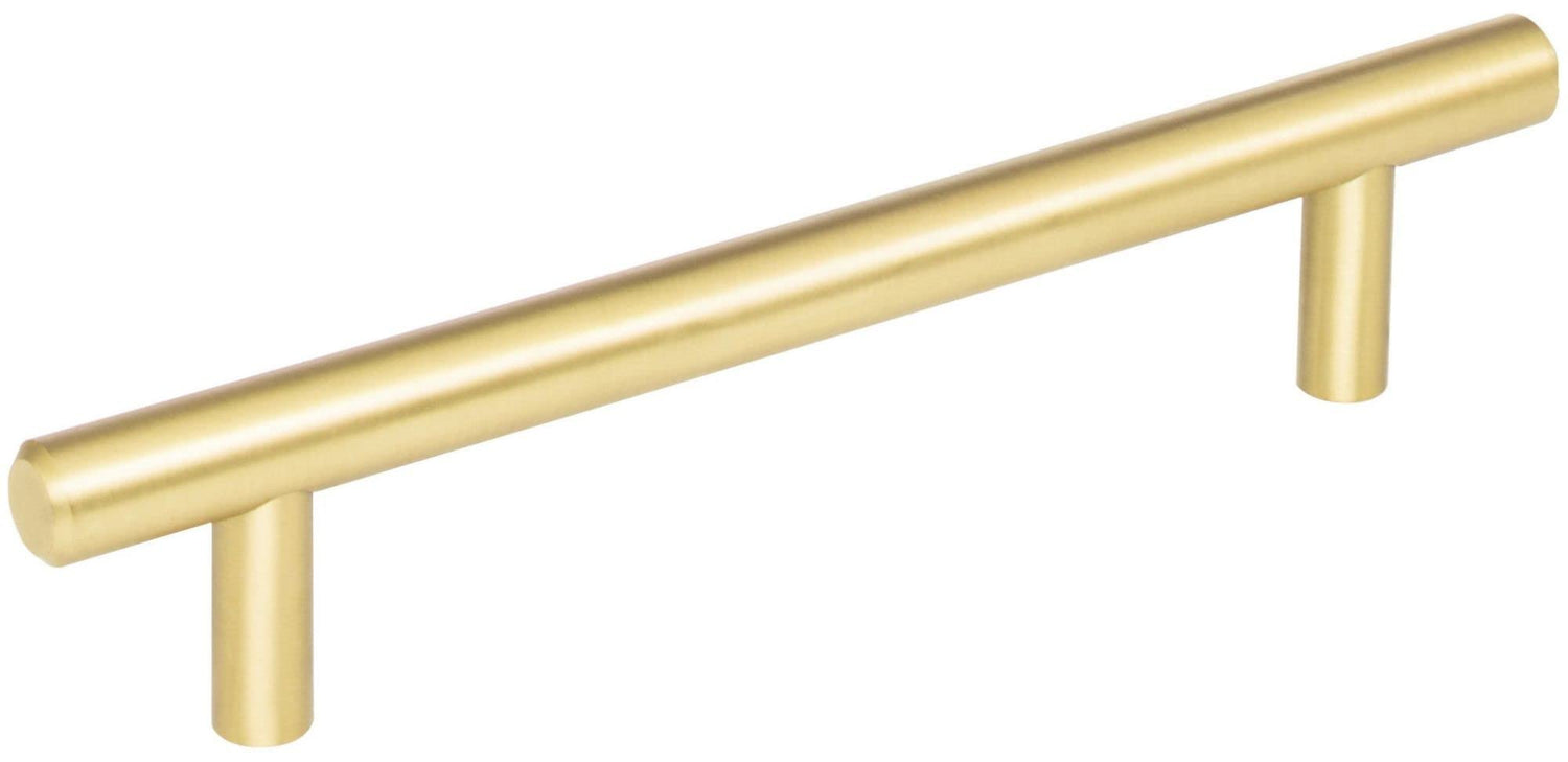 Elements 176BG-10 10-Pack of the 128 mm Center-to-Center Brushed Gold Naples Cabinet Bar Pull