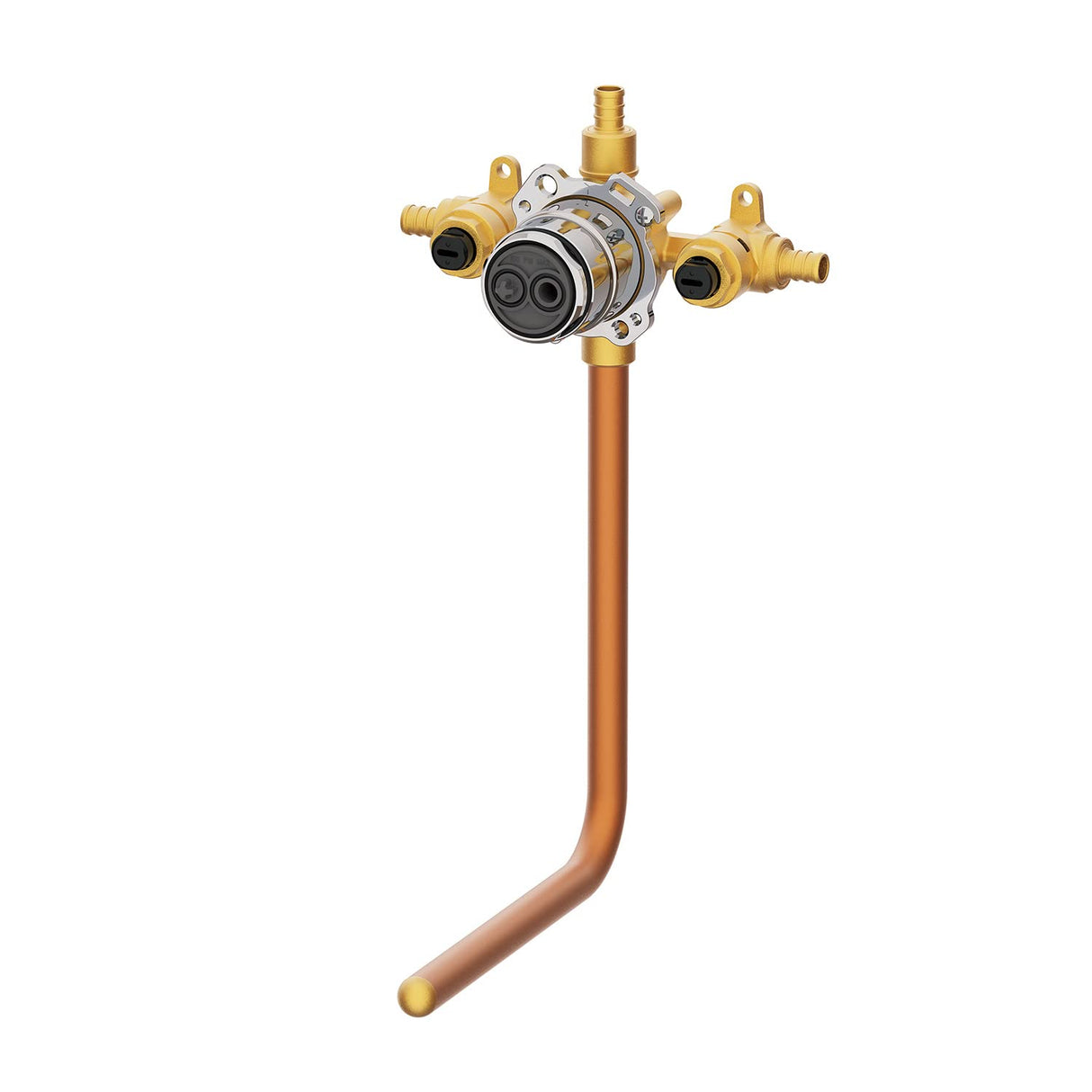 Gerber G00GS504ST No Finish Treysta Tub & Shower Valve- Crimp Pex Connection With ...