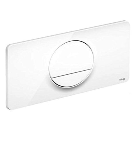 Viega 54605 Flush plate Visign for Style 13, Matte Chrrome Plastic