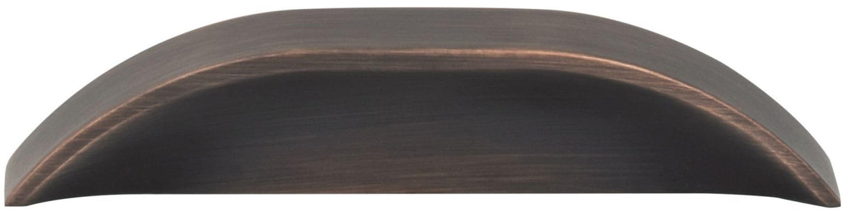 Jeffrey Alexander 484-396DBAC 3" / 96 mm Center-to-Center Brushed Oil Rubbed Bronze Elara Cabinet Pinch Pull