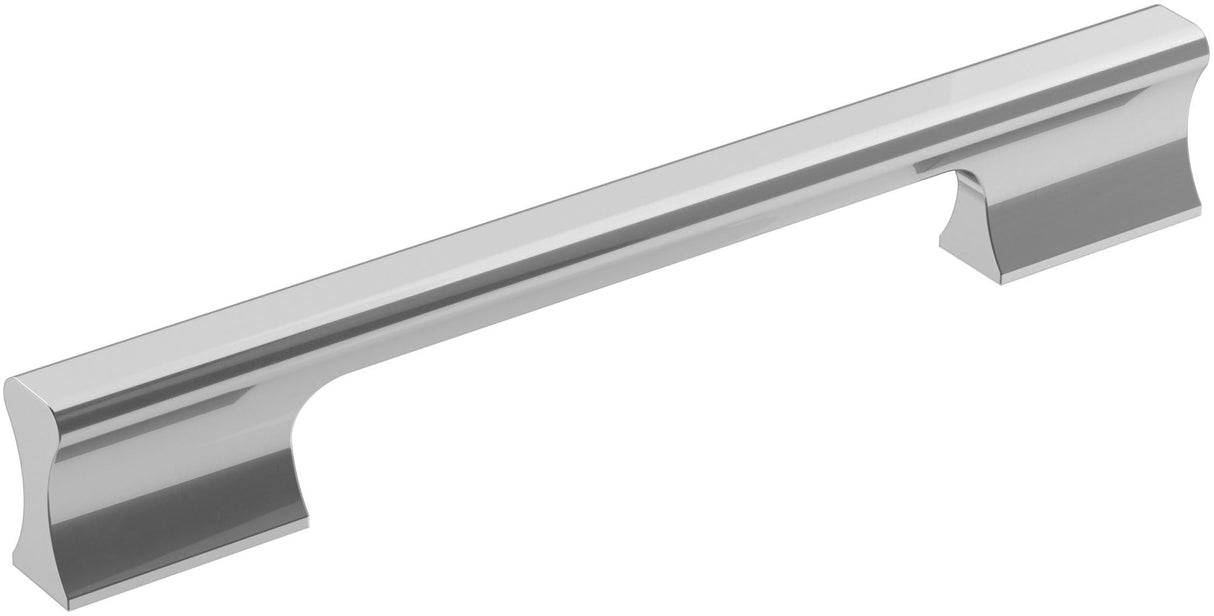 Amerock Cabinet Pull Polished Chrome 6-5/16 inch (160 mm) Center-to-Center Status 1 Pack Drawer Pull Cabinet Handle Cabinet Hardware