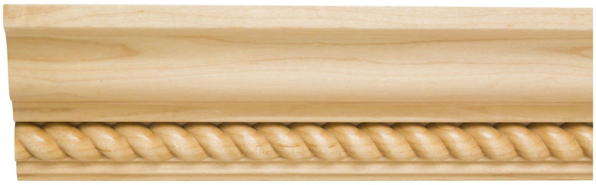 Hardware Resources MC4OK 3/4" D x 4-1/2" H Oak Rope Crown Moulding