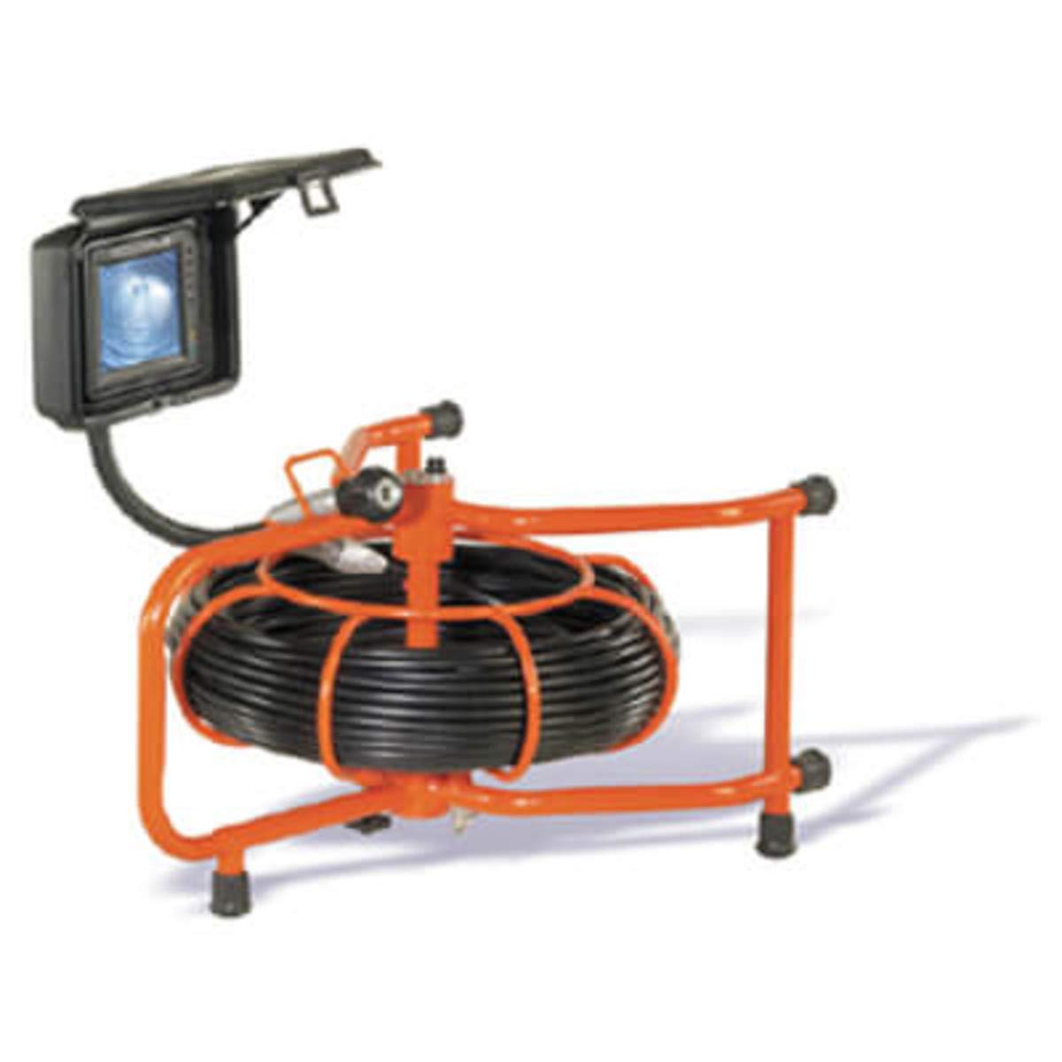 General Wire SL-GPW-F-2 GEN-EYE POD PACKAGE WITH WI-FI: With Self-Leveling Color Camera, 200' Std. Gel-Rod, Sonde, 7" LCD Screen, Open Reel, 2", 3" & 6" Trap Skids, plus Hot Spot Pipe Locator w/Padded Bag