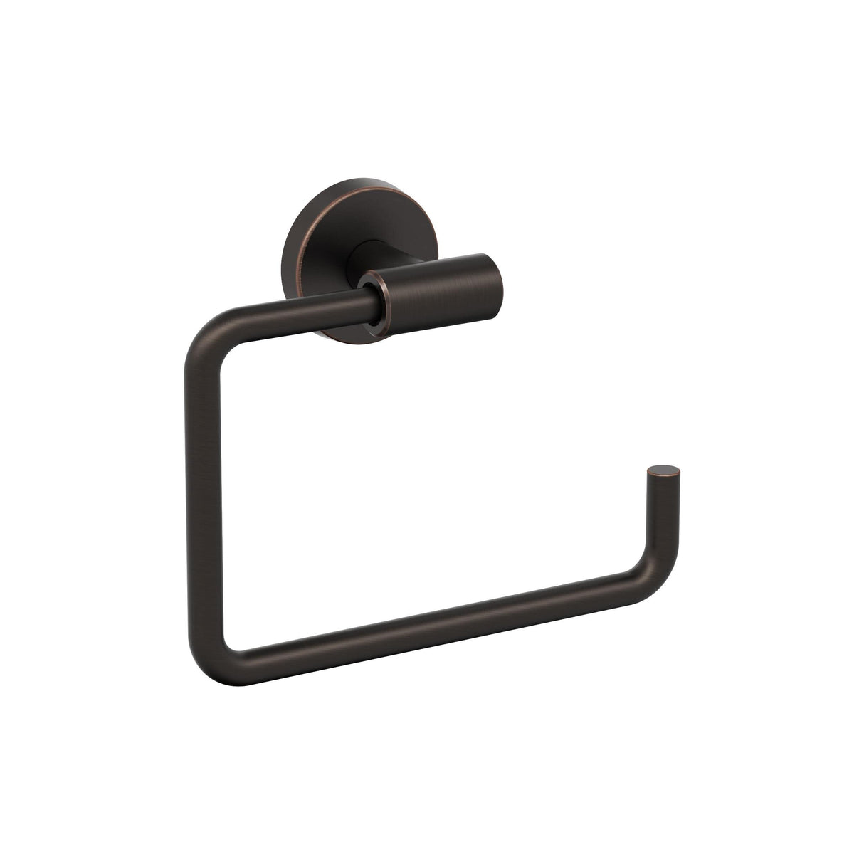 Amerock BH26541ORB Oil Rubbed Bronze Towel Ring 6-7/16 in (164 mm) Length Towel Holder Arrondi Hand Towel Holder for Bathroom Wall Small Kitchen Towel Holder Bath Accessories