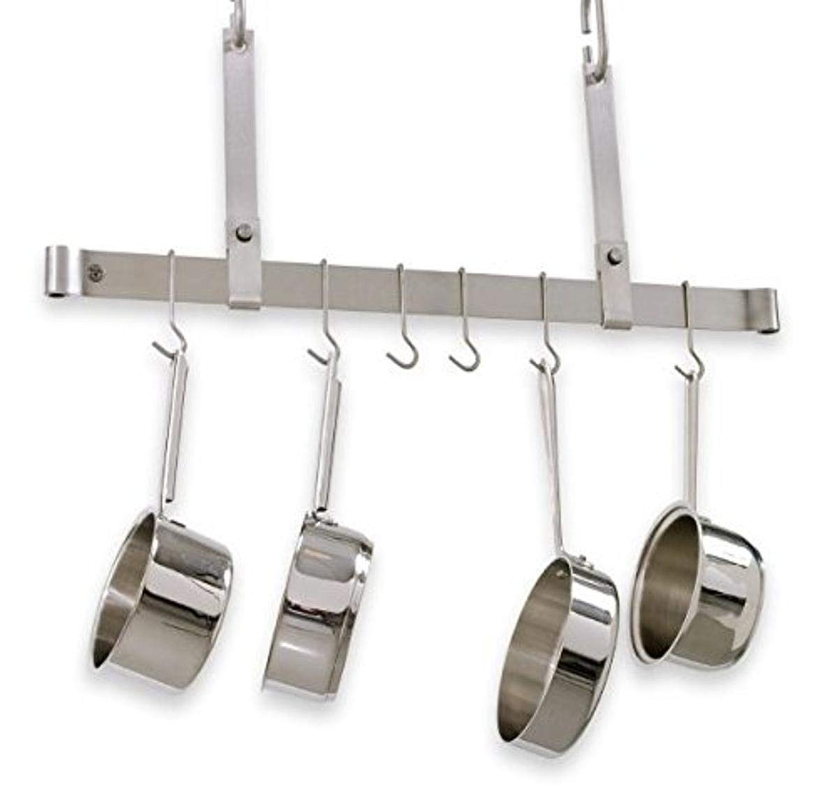 Enclume PR1148 SS 48" Adjustable Ceiling Bar w/ 12 Hooks SS