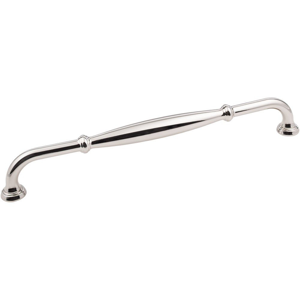 Jeffrey Alexander 658-12NI 12" Center-to-Center Polished Nickel Tiffany Appliance Handle