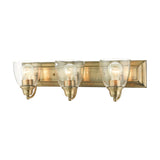 Livex Lighting 17073-01 Birmingham 3 Light 24 inch Antique Brass Vanity Sconce Wall Light