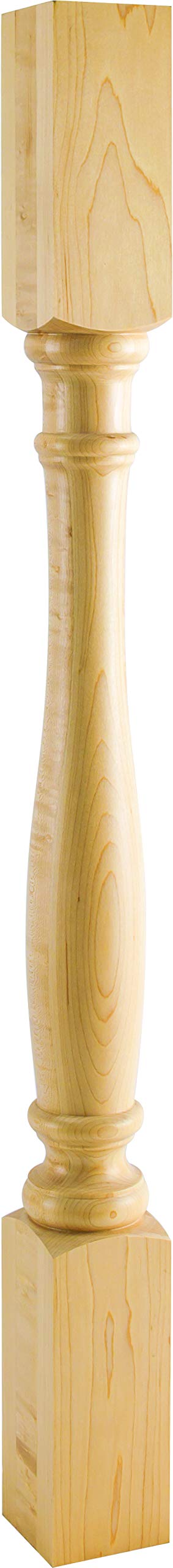 Hardware Resources ONL-10-36-WB 36" W x 1-1/4" D x 7-1/2" H White Birch Acanthus Onlay