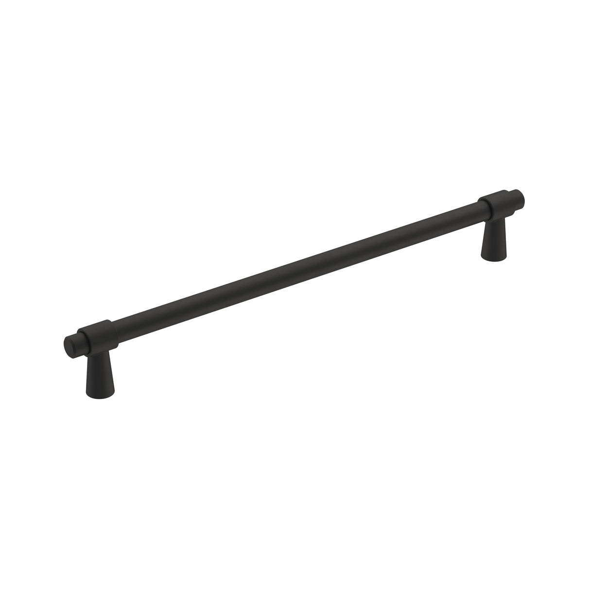 Amerock Cabinet Pull Matte Black 8-13/16 inch (224 mm) Center-to-Center Destine 1 Pack Drawer Pull Cabinet Handle Cabinet Hardware