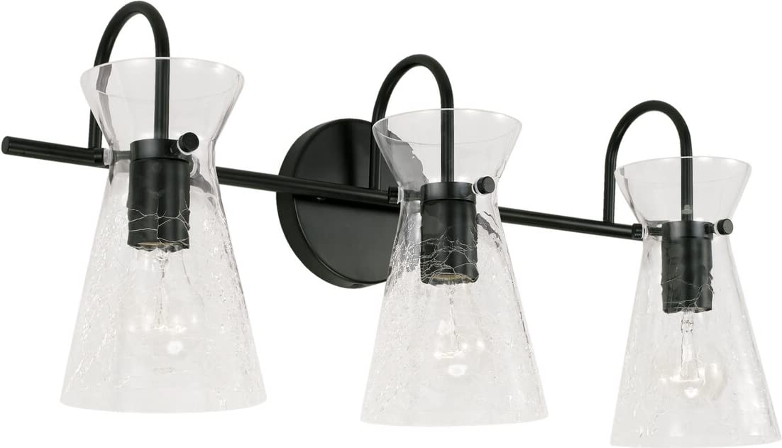 Capital Lighting 142431MB Mila 3 Light Vanity Matte Black