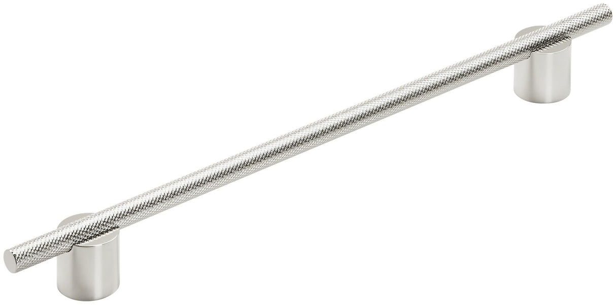 Amerock Cabinet Pull Polished Nickel 10-1/16 inch (256 mm) Center to Center Transcendent 1 Pack Drawer Pull Drawer Handle Cabinet Hardware