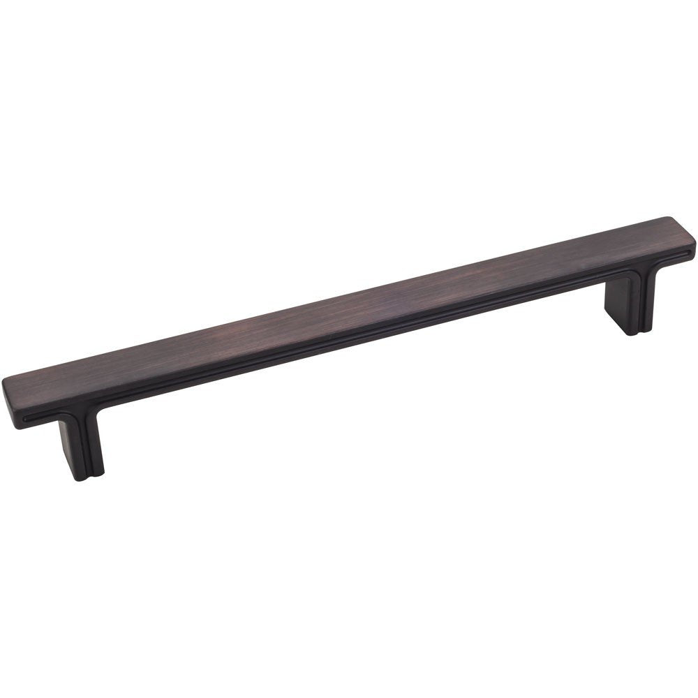 Jeffrey Alexander 867-160DBAC 160 mm Center-to-Center Brushed Oil Rubbed Bronze Square Anwick Cabinet Pull