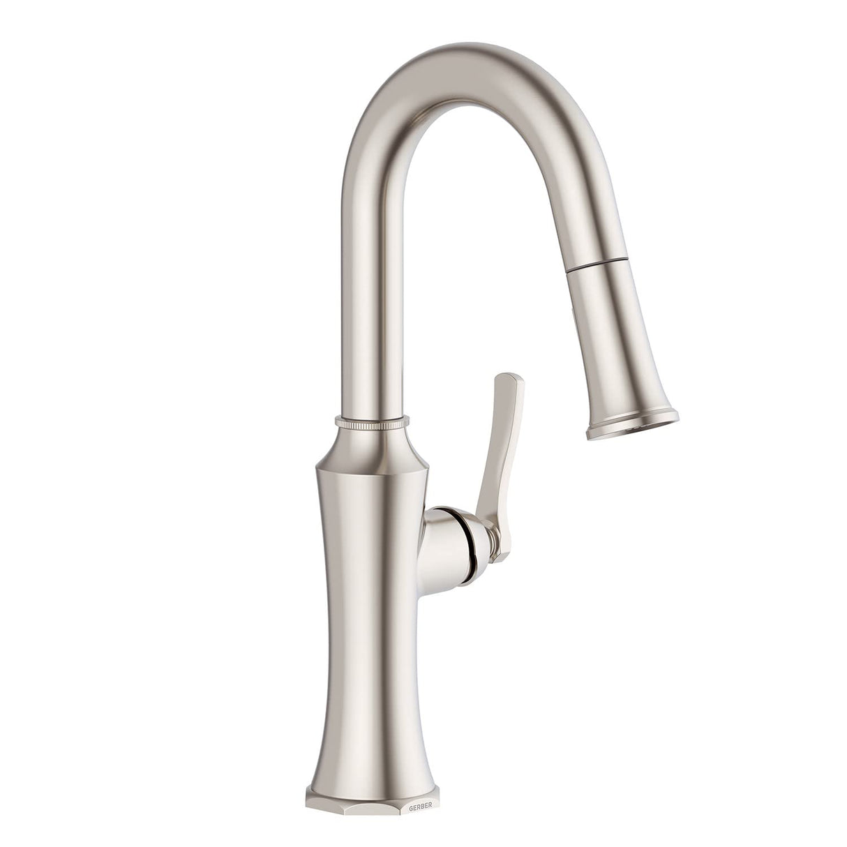 Gerber D150528 Chrome Draper Single Handle Pull-down Prep Faucet