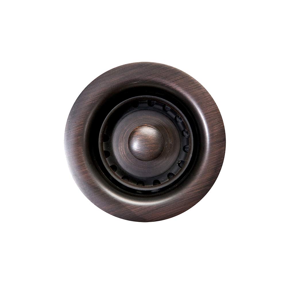 Premier Copper Products D-133ORB 2-Inch Bar Basket Strainer Drain, Oil Rubbed Bronze