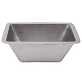 Premier Copper Products BRECEN2 17-Inch Rectangle Copper Bar Sink w/ 2-Inch Drain Opening, Nickel