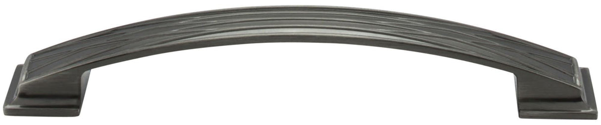 Jeffrey Alexander 535-160BNBDL 160 mm Center-to-Center Brushed Pewter Square Geometric Pattern Aberdeen Cabinet Pull